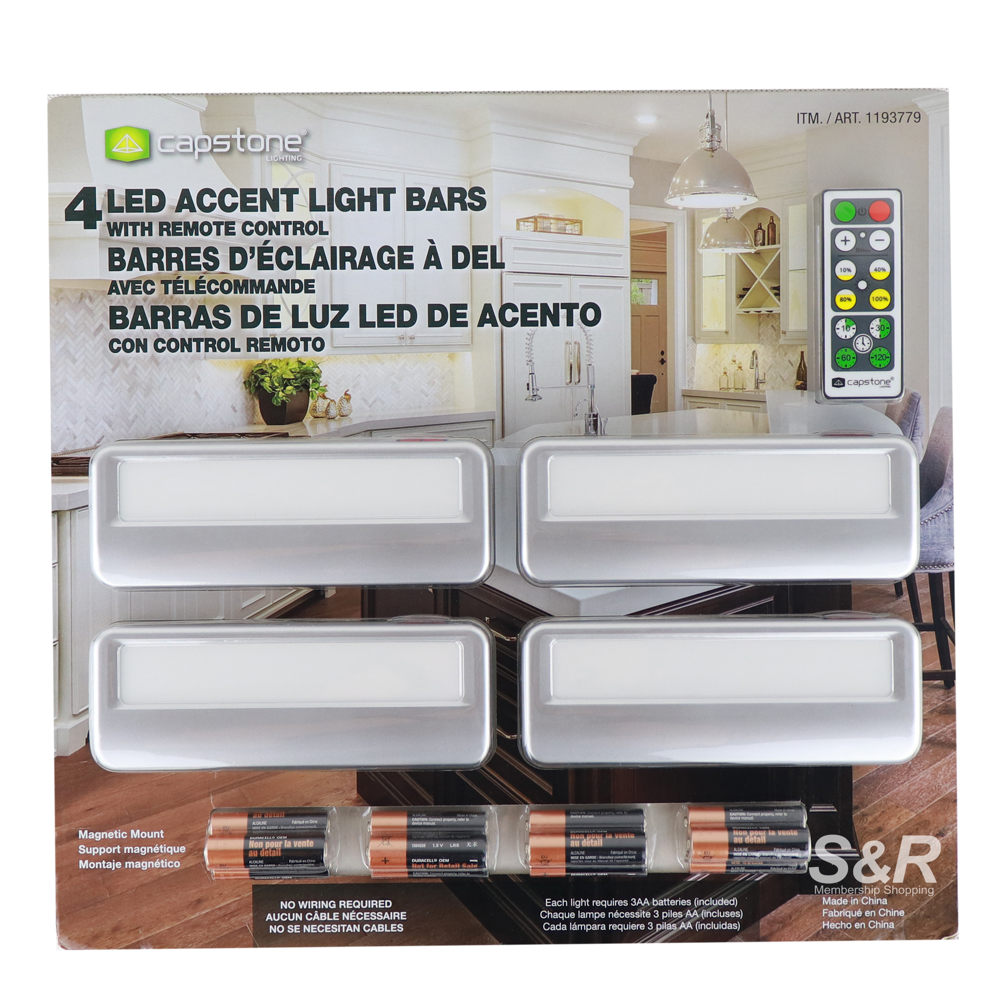 Led accent light bars shop with remote control